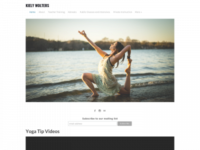 www.kielyyoga.com snapshot
