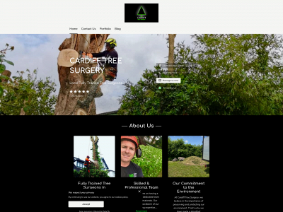 cardifftreesurgery.co.uk snapshot
