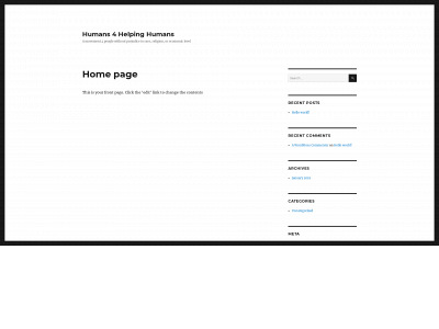 humans4helpinghumans.org snapshot