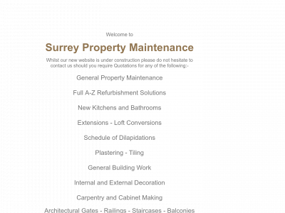 surreypropertymaintenance.co.uk snapshot