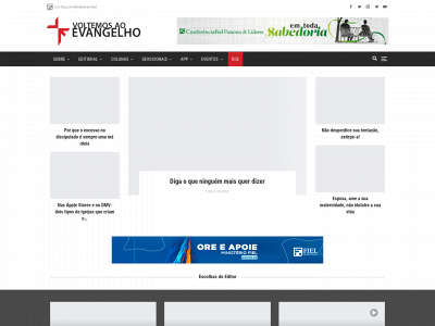 voltemosaoevangelho.com snapshot