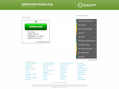 jobhunterszone.org snapshot