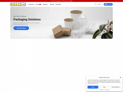 megapackaging.co.uk snapshot