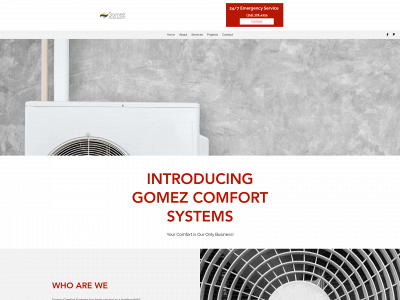 www.gomezcomfortsystem.com snapshot