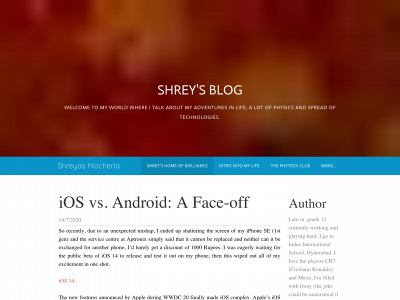 www.shreyasm.com snapshot