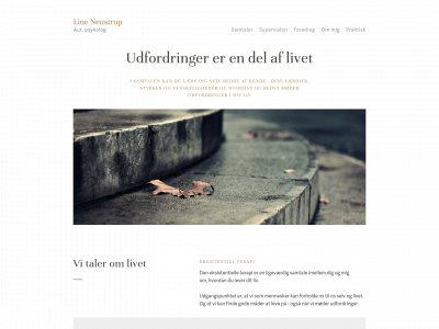 lineneustrup.dk snapshot