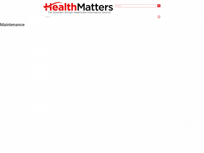 health-matters.co.za snapshot