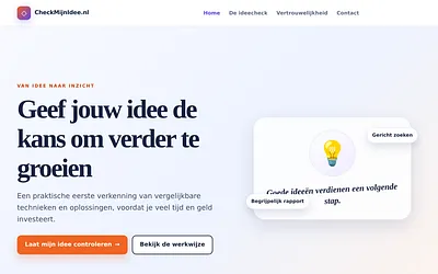 checkmijnidee.nl snapshot
