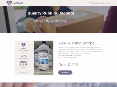 antibact.co.uk snapshot