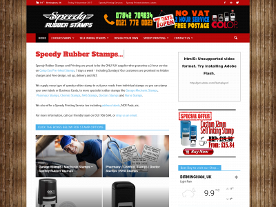speedyrubberstampservices.co.uk snapshot