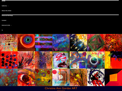 christinaanngordanart.com snapshot