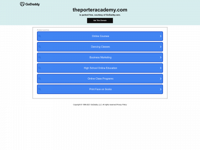 theporteracademy.com snapshot