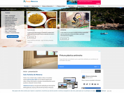 viajamenorca.es snapshot