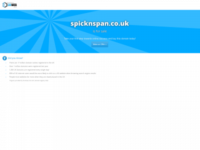 spicknspan.co.uk snapshot