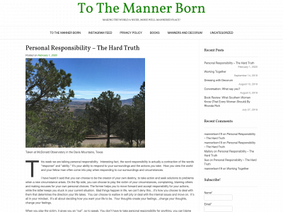 tothemannerborn2019.com snapshot