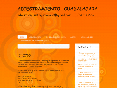 adiestramientoguadalajara.es snapshot