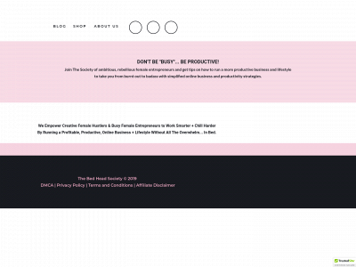 thebedheadsociety.com snapshot