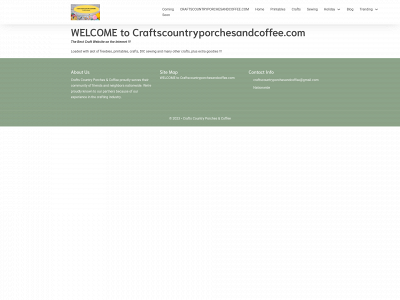 craftscountryporchesandcoffee.com snapshot
