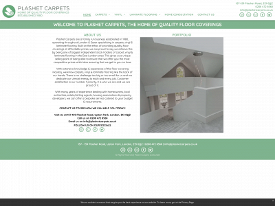 plashetcarpets.co.uk snapshot