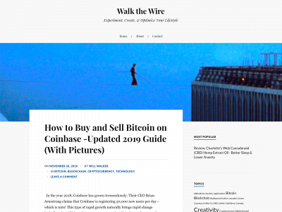 walkthewire.blog snapshot