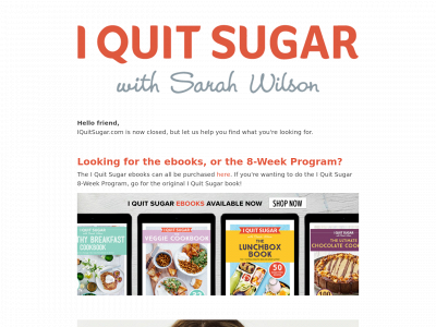 iquitsugar.com snapshot