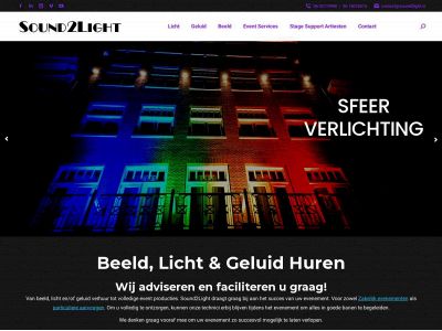 sound2light.nl snapshot