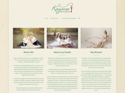 kayana-photography.com snapshot