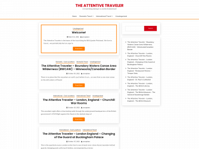 theattentivetraveler.com snapshot