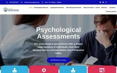 wecaresupport.org snapshot