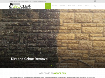 geoclean.co.uk snapshot