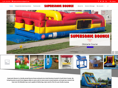 supersonicbounce.com snapshot