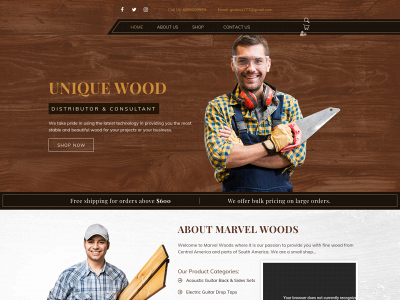 marvelwoods.com snapshot