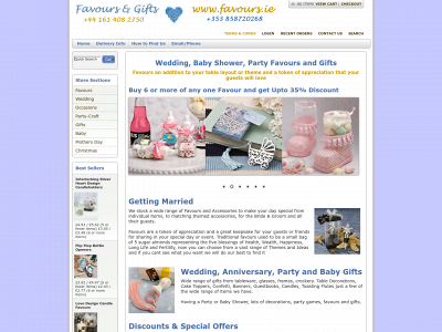 favours.ie snapshot