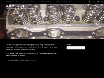 arrowenginestemecula.com snapshot