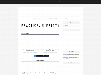 practicalandpretty.com snapshot