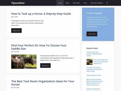 tipsoutdoor.com snapshot