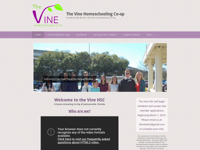 thevinehsc.com snapshot