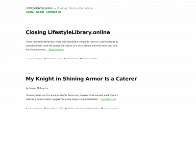 lifestylelibrary.online snapshot