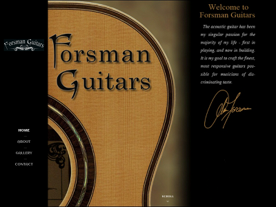 forsmanguitars.com snapshot