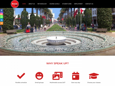 speak-up.ma snapshot