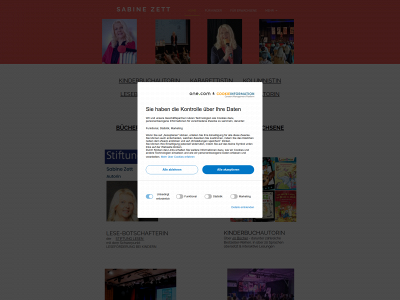 sabine-zett.de snapshot