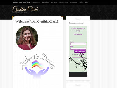 cynthia-clark.com snapshot