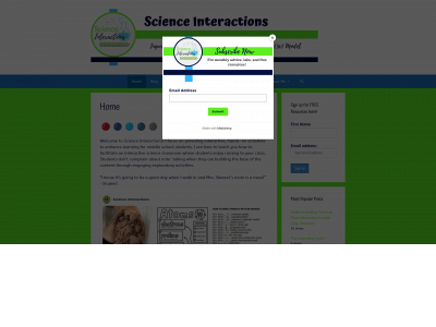 scienceinteractions.com snapshot