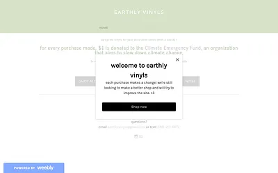 earthlyvinyls.weebly.com snapshot