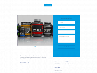 dtformulations.com snapshot