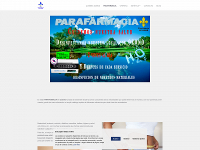 parafarmaciaalvamar.com snapshot