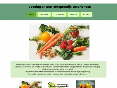 voedingengewichtspraktijkdedriehoek.nl snapshot