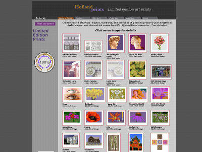 hoflandprints.com snapshot