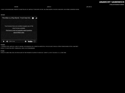 anarchysandwich.com snapshot