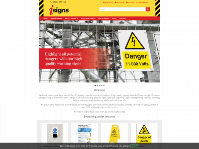 isignsonline.co.uk snapshot